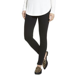 Spanx Womens Jean-ish Ankle Leggings Large Tall Black - NWT